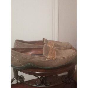 Martin Dingman Suede Countrywear Vibram Brown Loafers Size 11.5M Men's